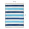 World Rug Gallery Contemporary Stripe Reversible Recycled Plastic 5' X 7' Blue Outdoor Rug 6070BLUE5X7 - alternate 3